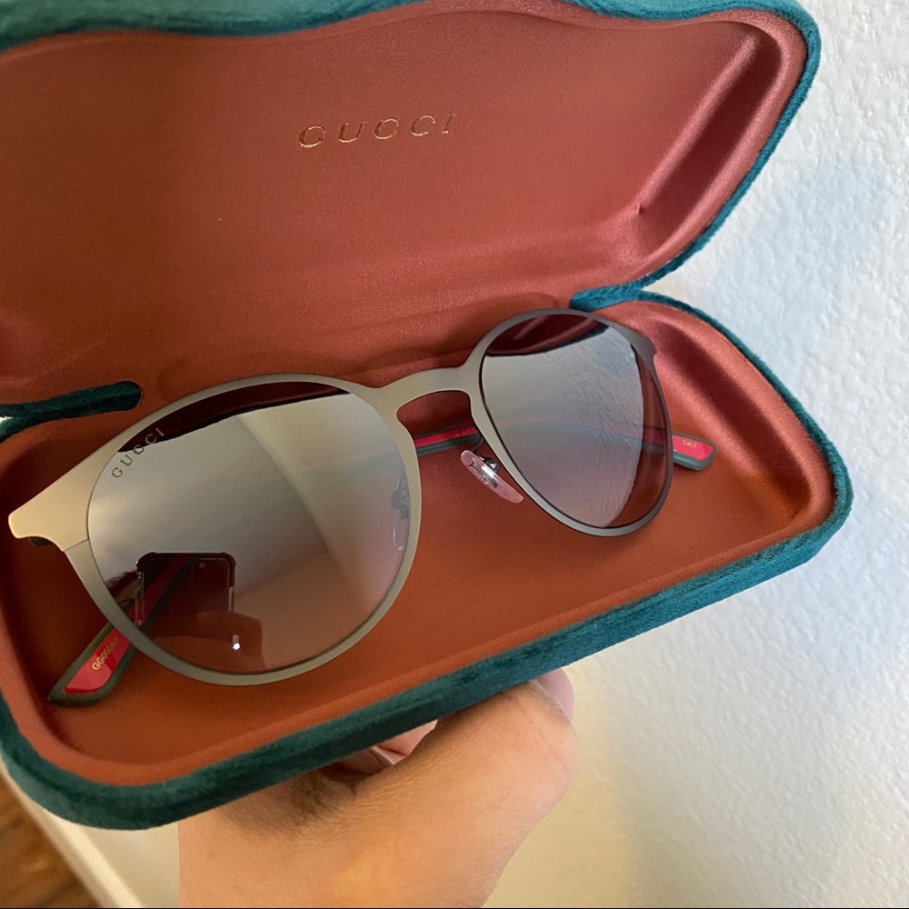 Authentic Gucci 52 mm retro round sunglasses - Picture 11 of 14